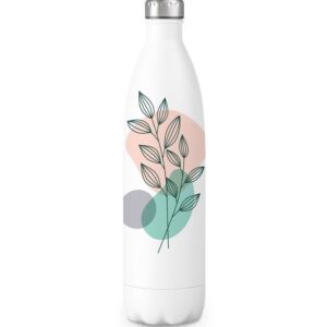 Custom Stainless Steel Water Bottle White 17oz