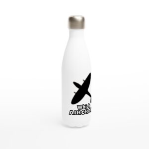 Spitfire Aerospace White 17oz Stainless Steel Water Bottle